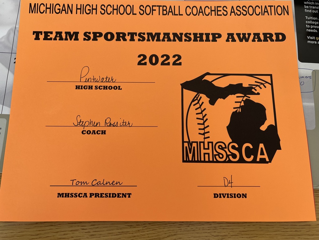 Softball Team Sportsmanship Award 2022