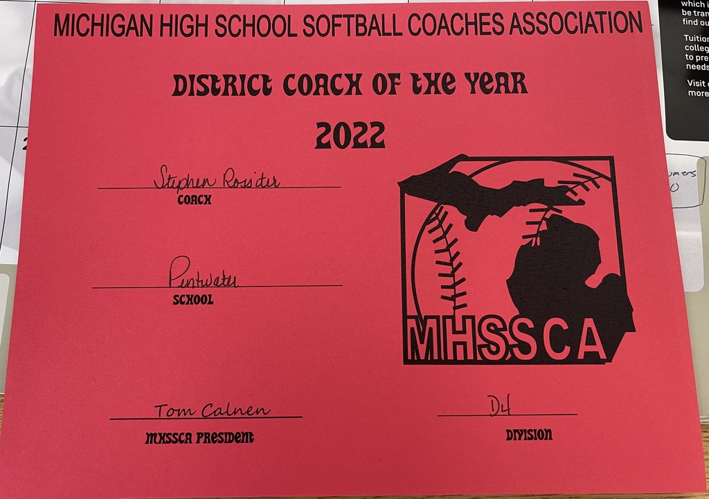 Softball District Coach of the Year - 2022
