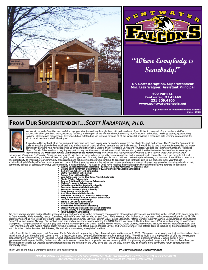 June 2022 Newsletter Page 1
