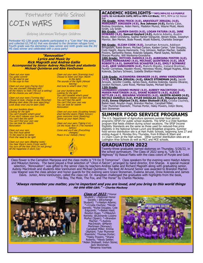 June 2022 Newsletter Page 2