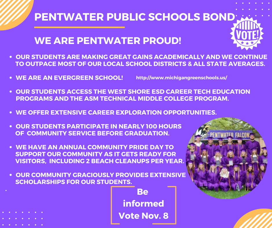 Pentwater Bond Student Results Flyer