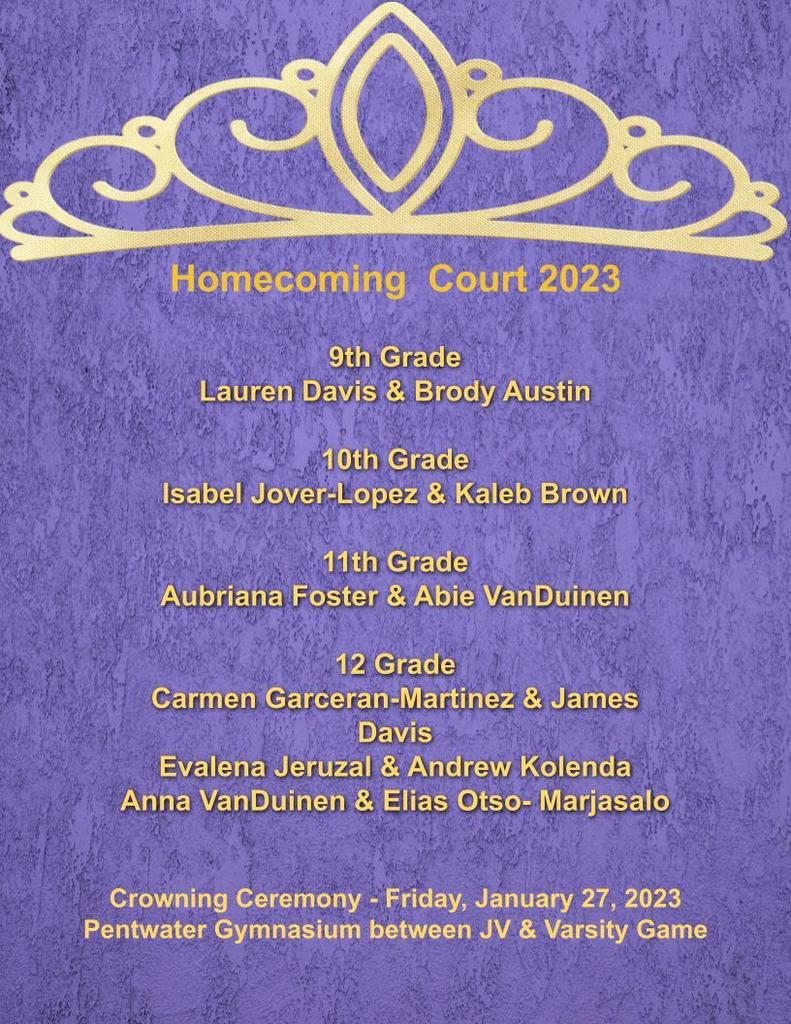 Homecoming Court 2023