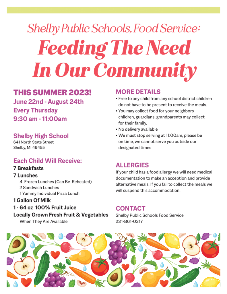 Feeding the Need In Our Community Flyer